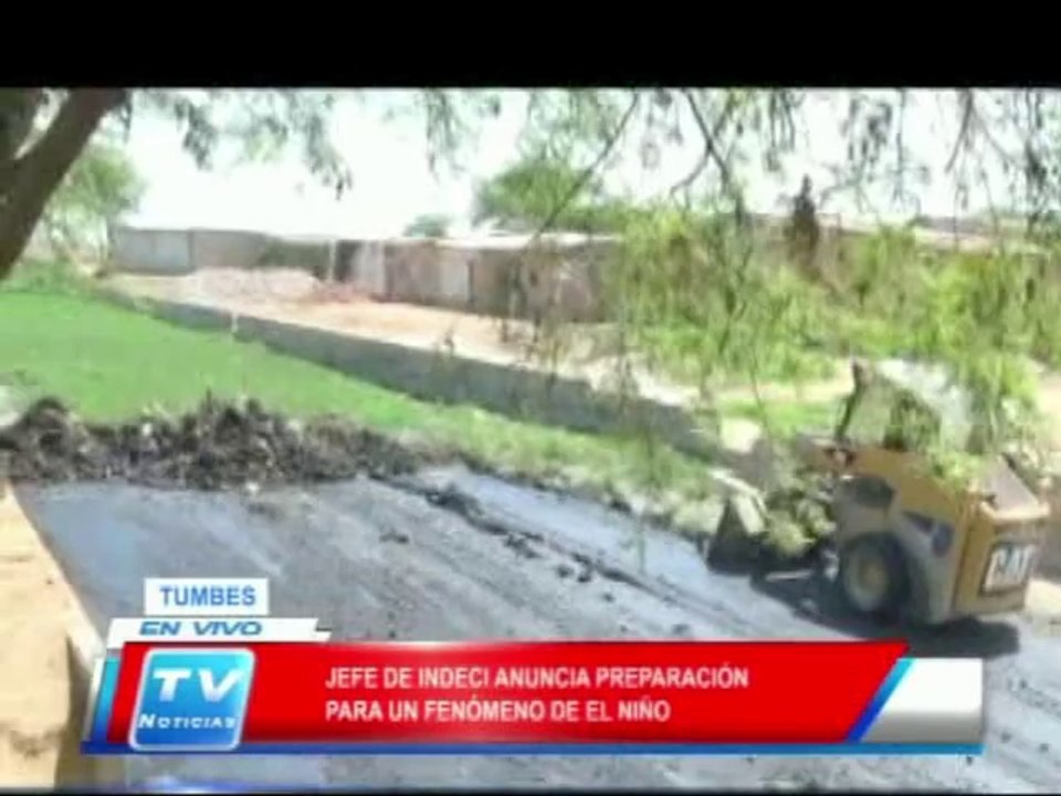 Tumbes: Jefe Indeci pide a población prepararse para fenomeno del niño 25 03 14