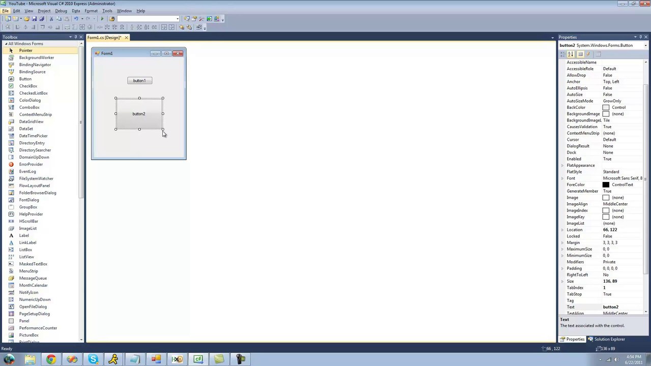 002 - Changing Forms Properties