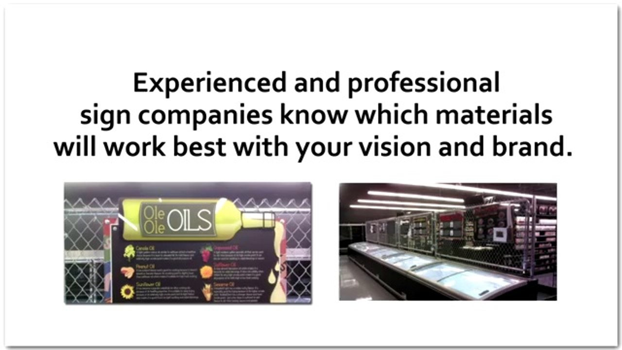 Indoor Retail Business POP Display Signs