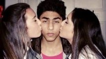 CHECK OUT | Shahrukh's Son Being Kissed By Two Girls !