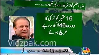 Report about PM Nawaz Sharif's International Tours & their Expenses