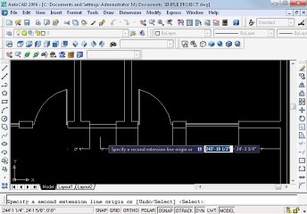 Simple project in AutoCAD Part 4 oh