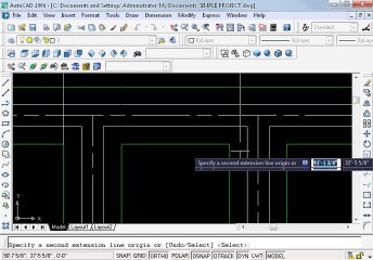 Simple project in AutoCAD Part 9 oh