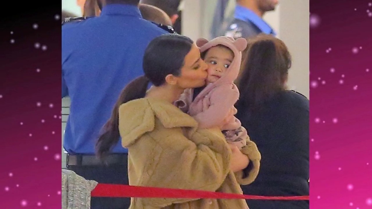 Kim Kardashian loves "dressing up" her daughter.