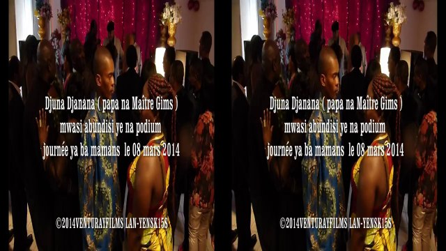 Djuna Djanana papa na maître gims mwasi abundisi ye na podium