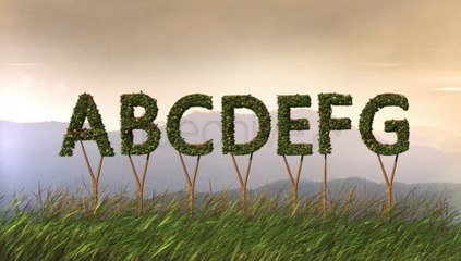 Growing Tree Letters And Logo Pack