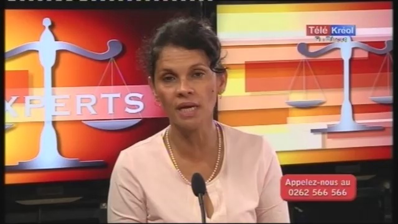 Les experts juridiques du mercredi 19 mars 2014 sur Télé Kréol