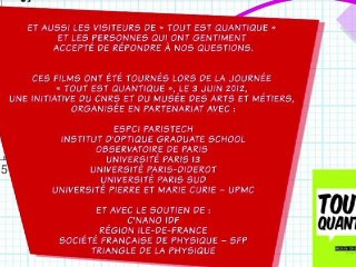 L'effet tunnel : ça évoque quoi pour vous ?