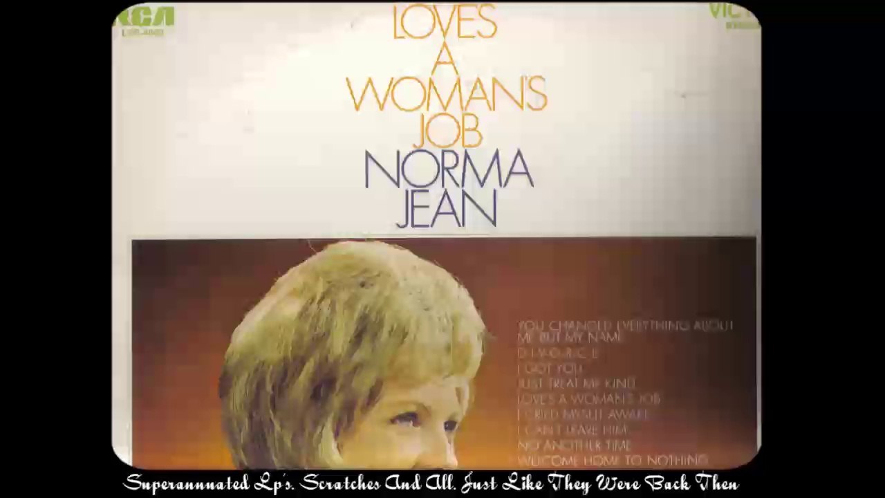 NORMA JEAN loves a womans job