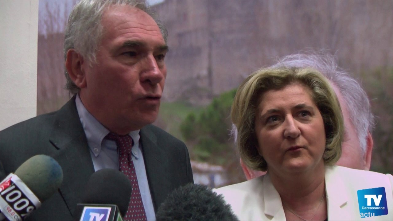 Gérard Larrat et Isabelle Chésa unis pour le second tour des municipales : "Notre Parti c'est Carcassonne".