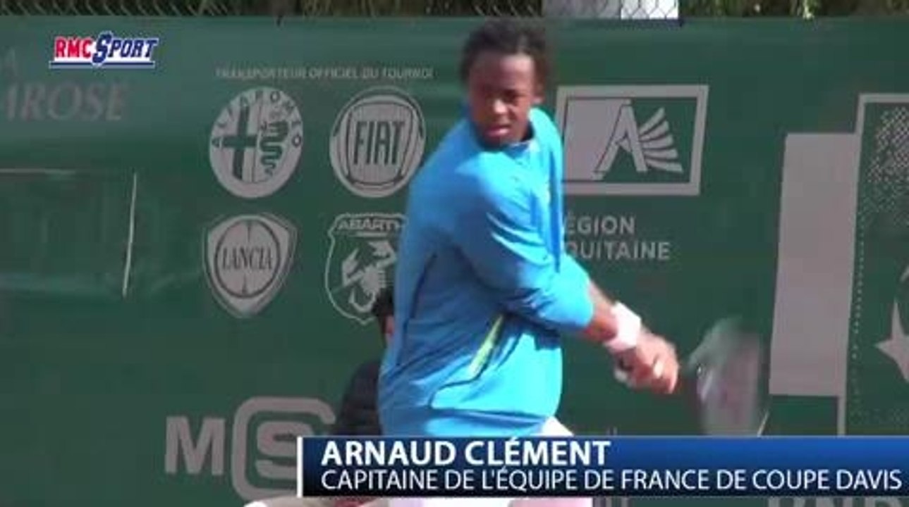 Tennis / Coupe Davis : L'équipe de France avec Gaël Monfils - 25/03