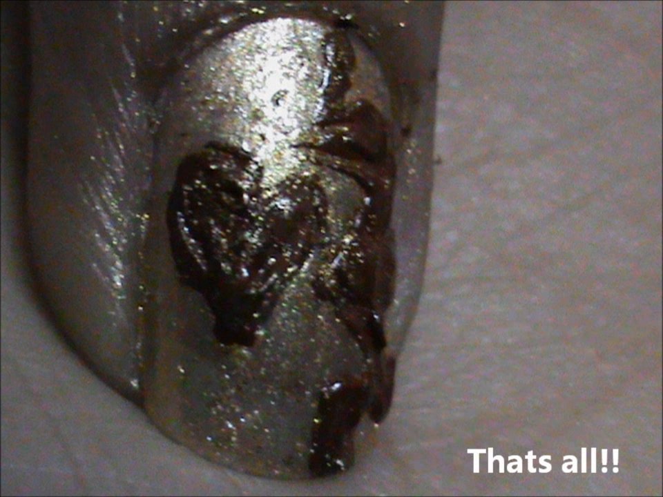 Chocolate Nail Design Tutorial