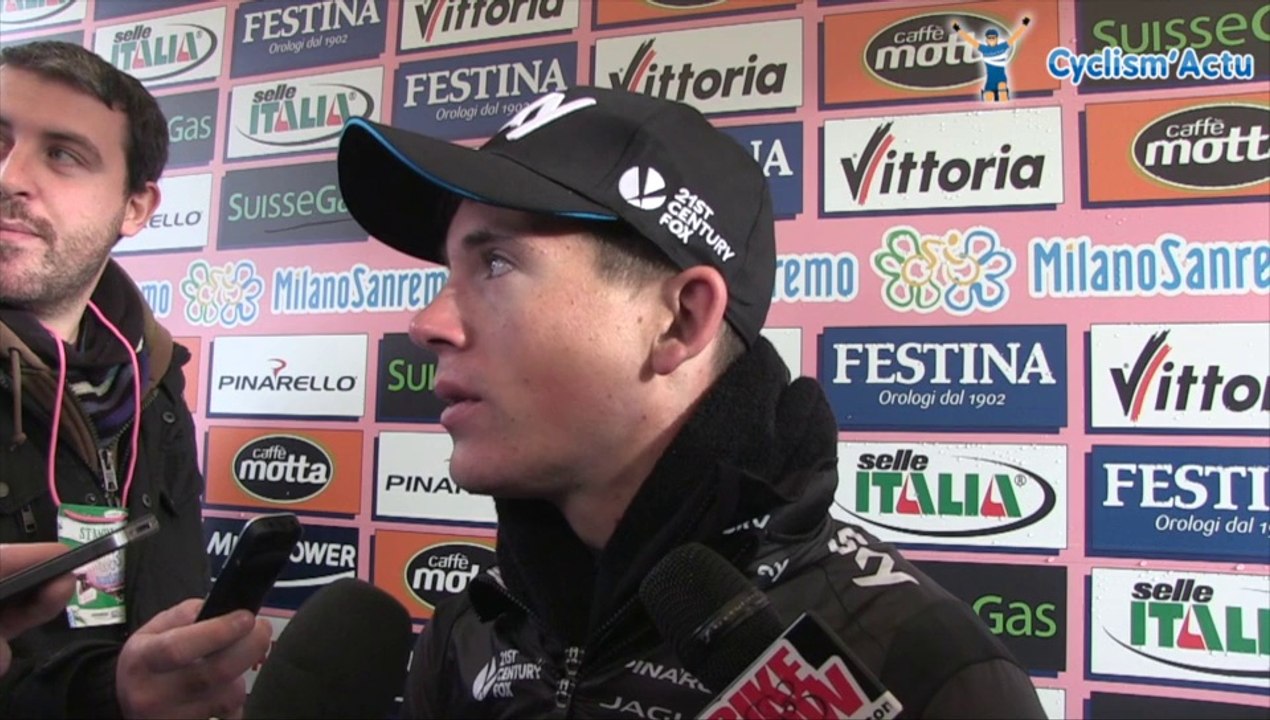 Ben Swift, troisième de Milan San Remo 2014