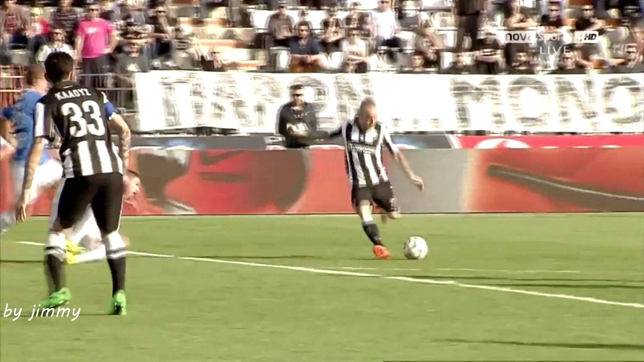 GOAL STOCH PAOK PAS GIANNINA 2-1