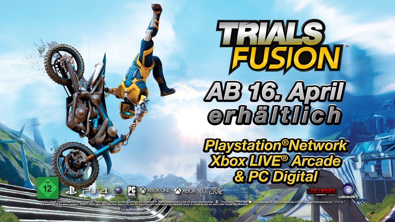 Trials Fusion | 'FMX' Gameplay Trailer | DE
