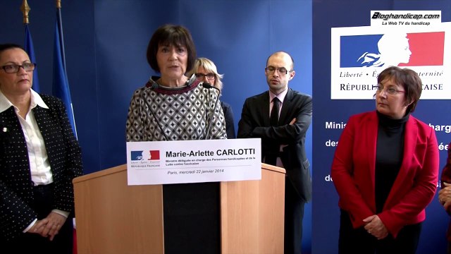 EXCLUSIF : Prise de parole de Marie-Arlette Carlotti - Point sur le handicap et la maltraitance
