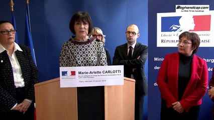 EXCLUSIF : Prise de parole de Marie-Arlette Carlotti - Point sur le handicap et la maltraitance