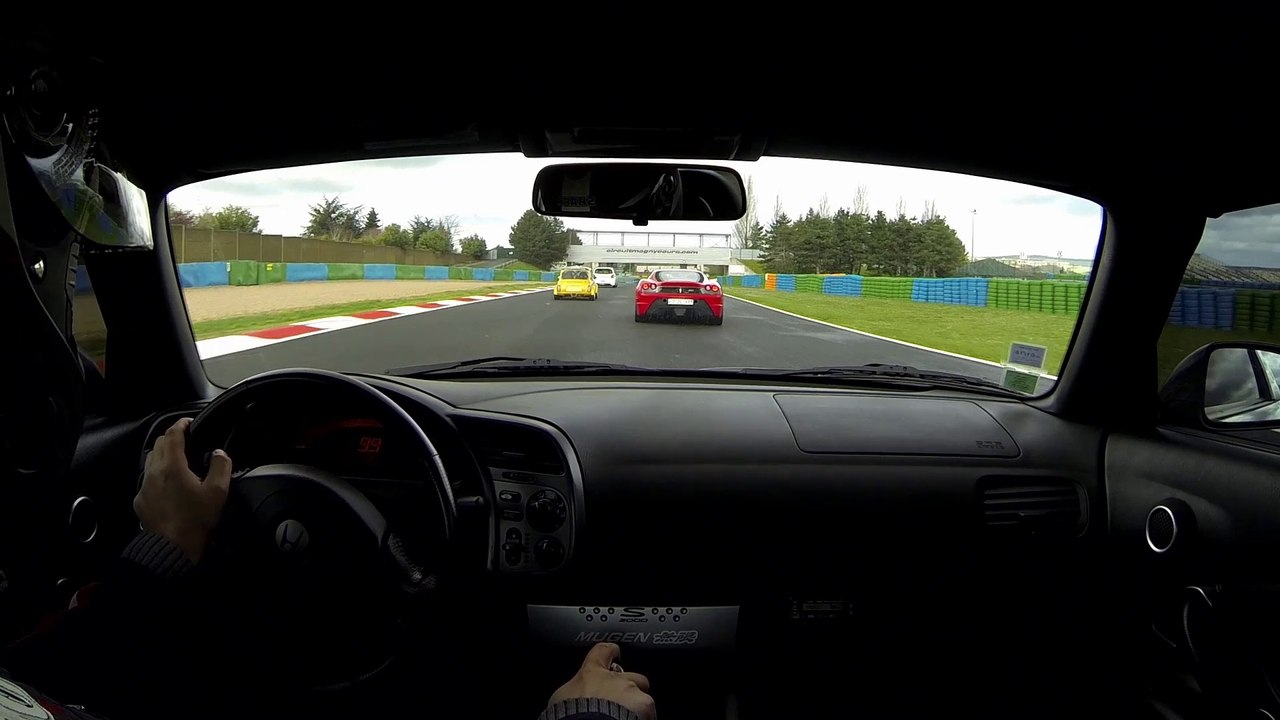 Honda S2000 vs F430 Scuderia - Magny Cours 23/03/2014