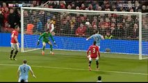 Edin Dzeko Goal ~ Manchester United vs Manchester City 0-1 25/03/2014