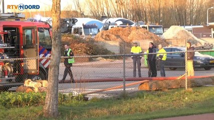 Brand bij Donkergroen in Stad - RTV Noord