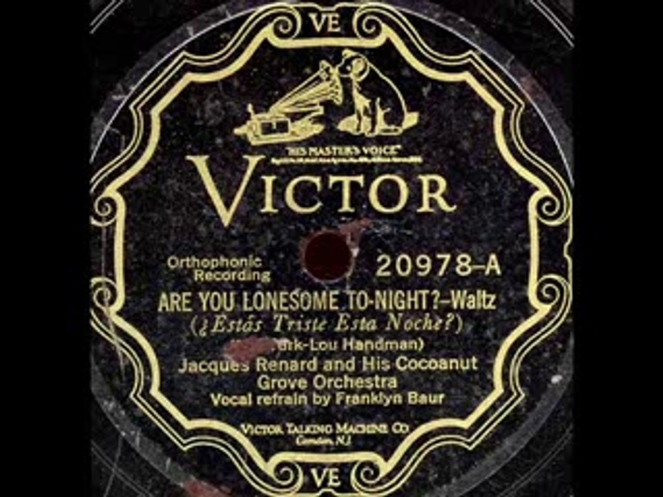 Are you lonesome tonight?