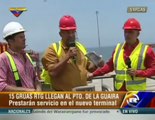 (Vídeo) Ejecutivo recibe en Puerto de La Guaira nuevo equipamiento para trabajo de carga