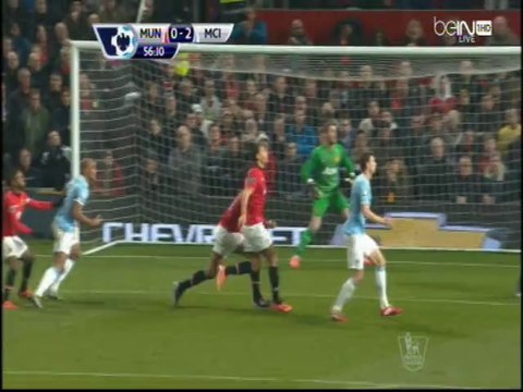 لمان يونايتد × المان سيتي هدف ادين دزيكو الثاني