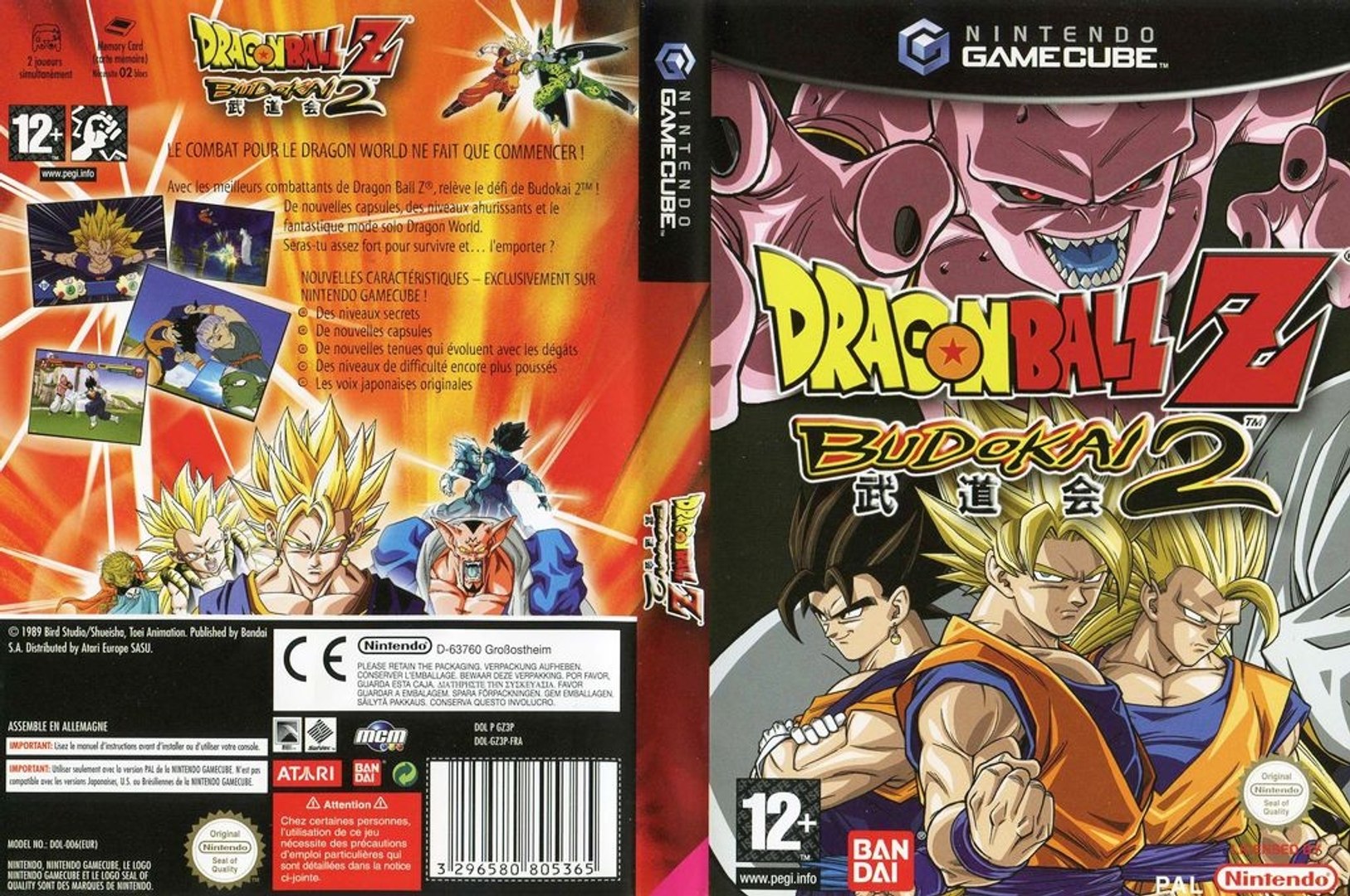 Notice Manuel PlayStation 2 Pour Dragon Ball Z Budokai 3 - Bon état - Origine France