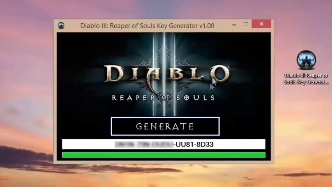 Diablo III Reaper of Souls - Keygen CRACK v1.00 [PC]