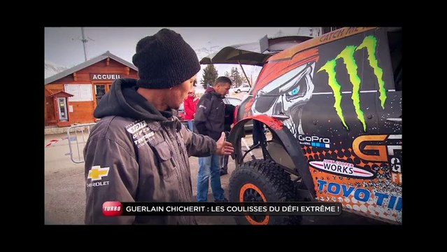 Insolite : la tentative de record du monde de saut en longueur par Guerlain Chicherit (Emission Turb