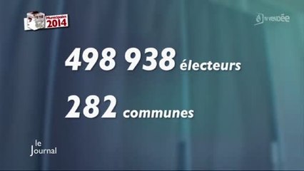 Les chiffres importants des municipales 2014 (Vendée)