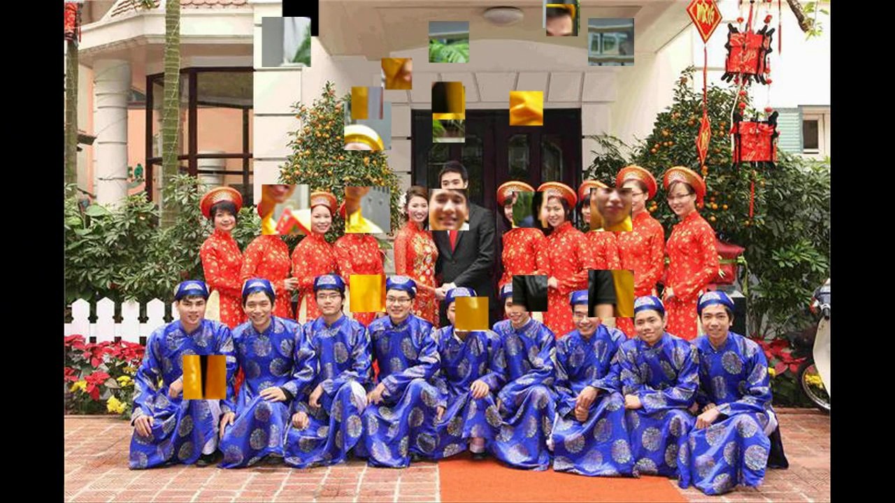 may áo dài cưới hỏi cho nam-nữ