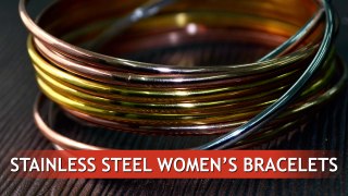 Buy women's stainless steel bracelets from manufacturer, ELF925