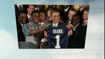 Paypal 18$ Cheap Wholesale replica NCAA FootBall Florida Gators Barack Obama home Game Jersey #1 Blue