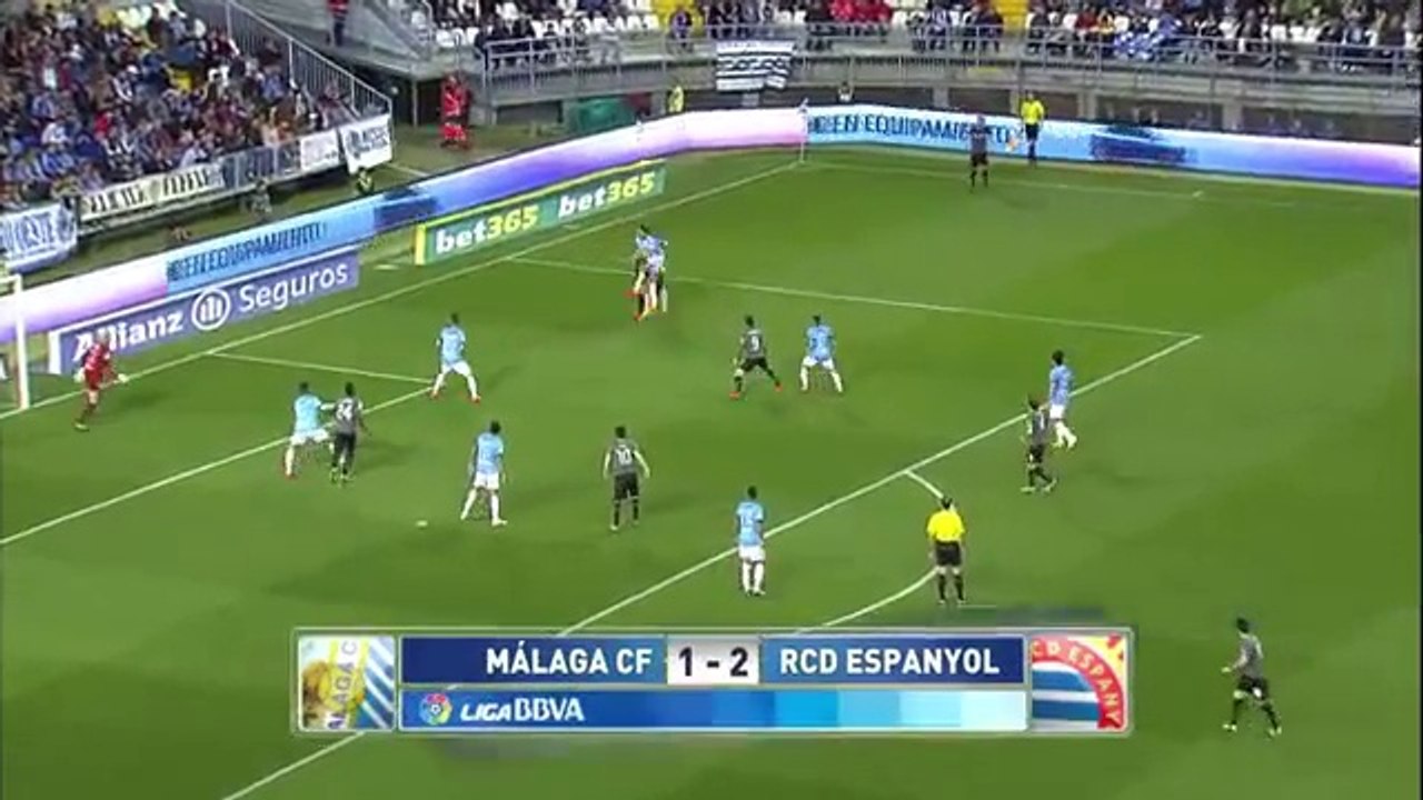 Málaga 1 Espanyol 2