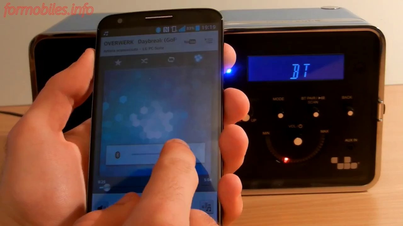 Brionvega Radio Cubo TS522D+ (bluetooth & radio) - Come fare il pairing e demo audio (collegamento)