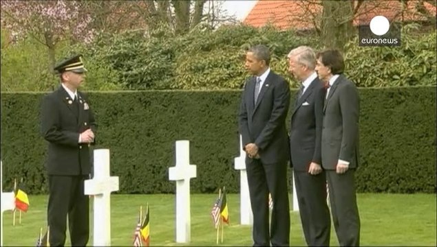 Obama rend hommage aux soldats américains tombés durant la Première guerre mondiale.