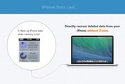 iPhone 5s Data Recovery Software - Simple Guide to Retrieve Deleted Data with 3 Methods