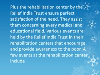 Why donate to Relief India Trust