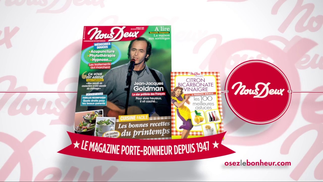 Nous Deux -Spot tv -  Jean-Jacques Goldman