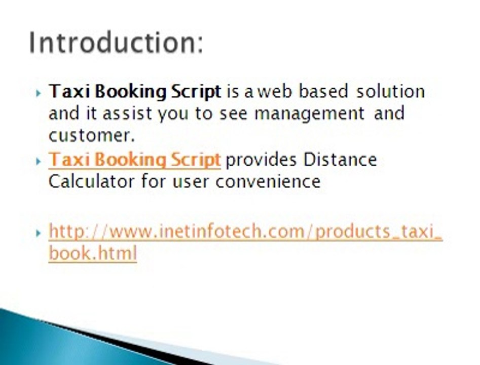 taxi booking script
