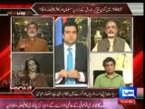 Ansar Abbasi ne Haider Farooq Madudi ko Pakistan aur Quaid-e-Azam ke khilaf baat karne per Khari Khari sunadein