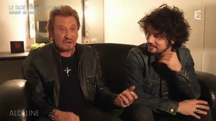 Johnny Hallyday et Yarol Poupaud- Le sujet de la semaine   ( Tv 2014 )