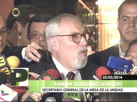 MUD tras encuentro con Unasur: Como demócratas estamos dispuestos a un diálogo respetuoso