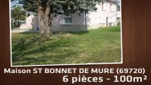 A vendre - Maison/villa - ST BONNET DE MURE (69720) - 6 pièces - 100m²
