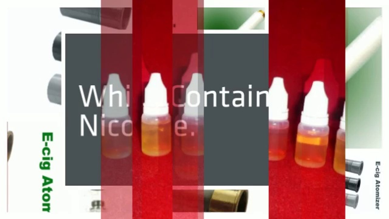 Vapor Cigarette Has 3 Important Parts
