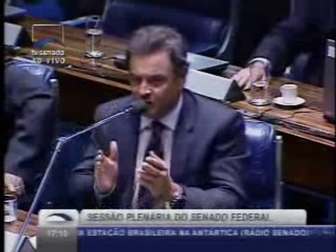 Aécio Neves defendendo Demóstenes Torresavi