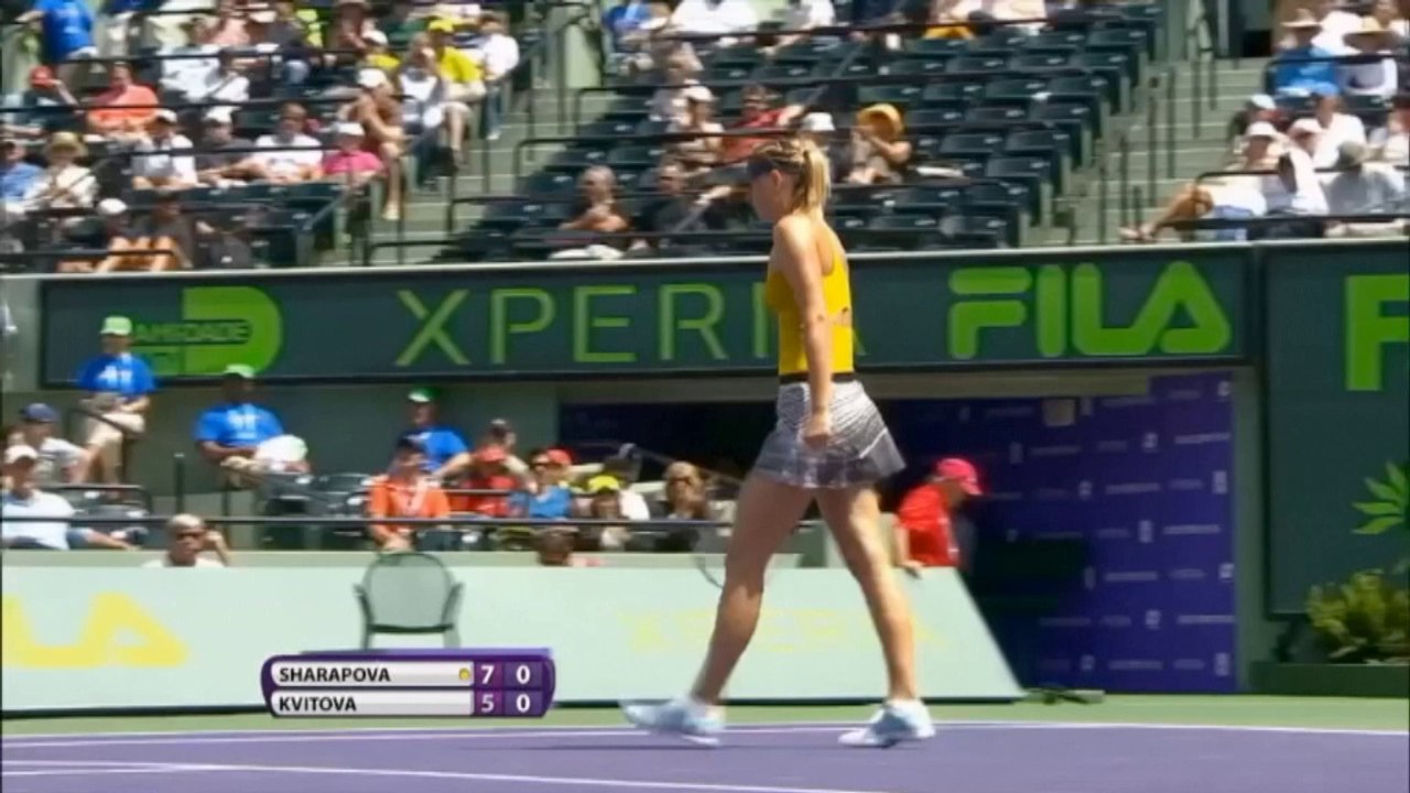 Miami: Sharapova mit Kämpfer-Herz