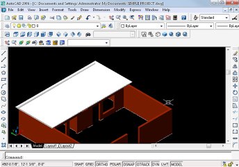 Simple project in AutoCAD Part 18 oh