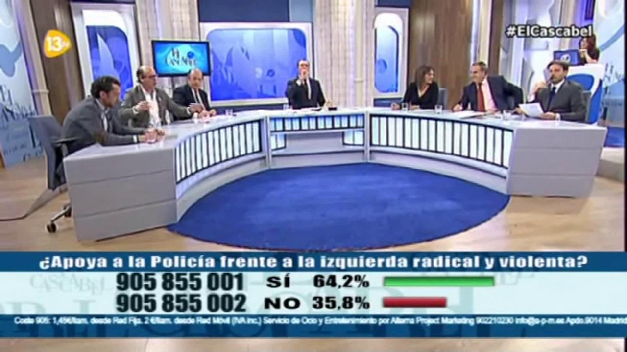 El Trece TV - "el Cascabel" 22M. Antonio labrado y Víctor Duque, del CEP Policía [HDTV][2014]